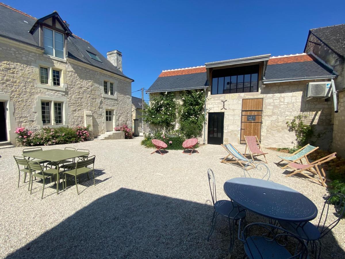 Studio Indre Climatise, La Halte De Cuze, Aux Abords De La Loire A Velo Huismes Exteriör bild